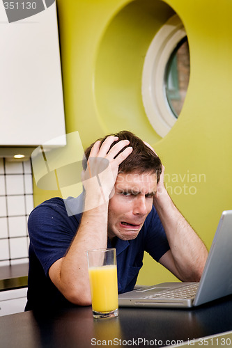 Image of Worried Computer User