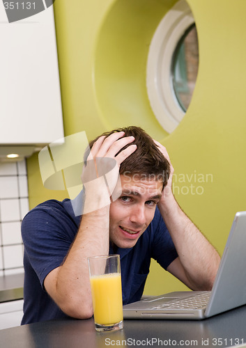 Image of Worried Computer User