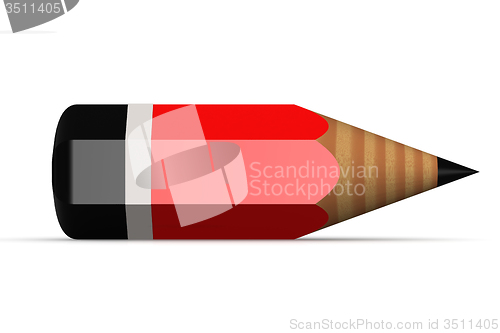 Image of Red and black pencil  