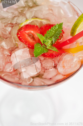 Image of Strawberry mohito cocktail