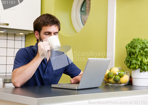 Image of Surfing in Kitchen