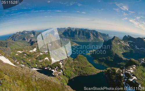 Image of Lofoten islands panorama