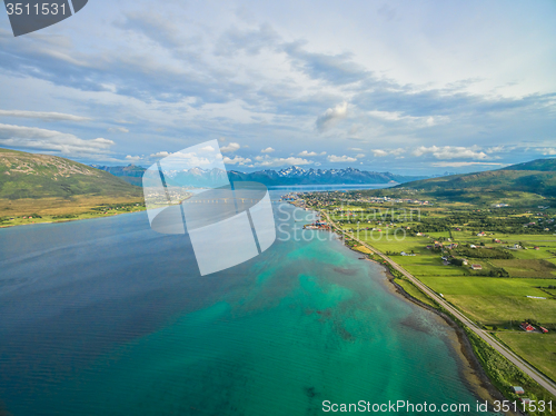 Image of Sortland on Vesteralen islands