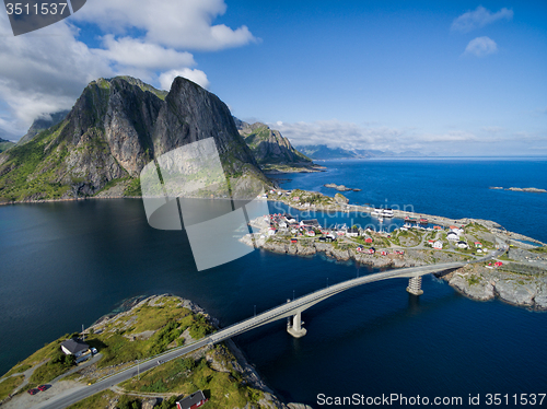 Image of Lofoten aerial view