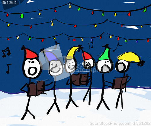 Image of Christmas Carol singers