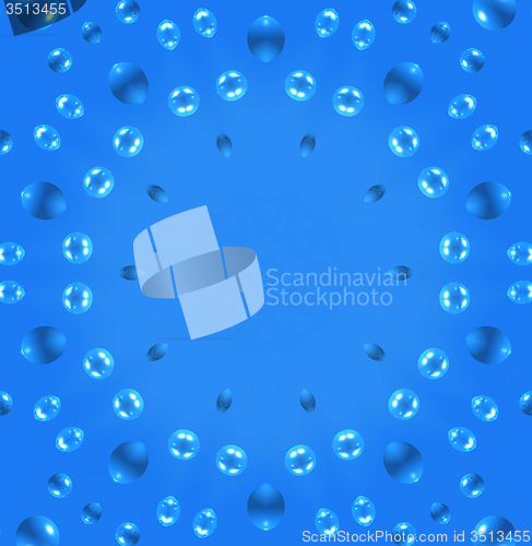 Image of Abstract air bubbles pattern