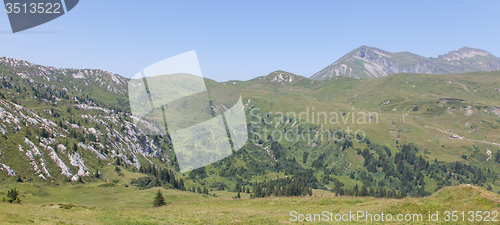 Image of Typical view of the Swiss alps