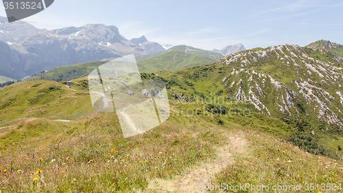 Image of Typical view of the Swiss alps