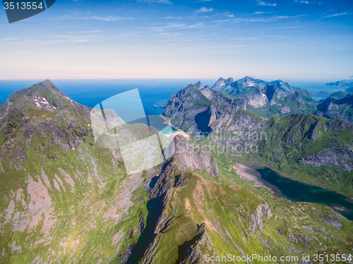 Image of Aerial view of Lofoten