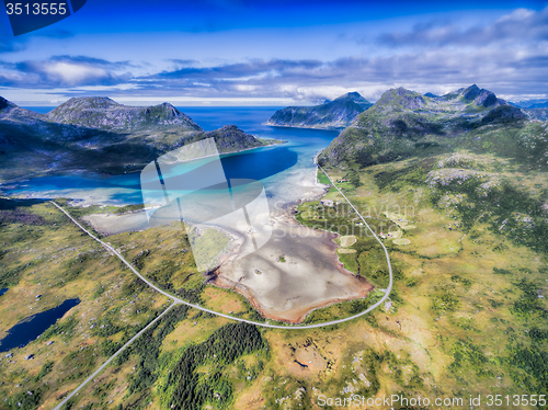 Image of Scenic road on Lofoten