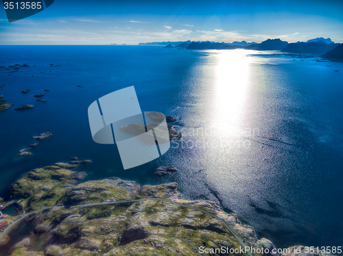 Image of Sun on Lofoten