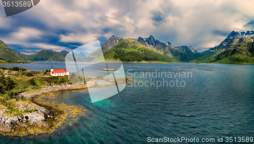 Image of Church on Lofoten islands