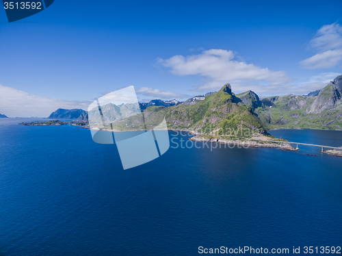 Image of Lofoten islands coast