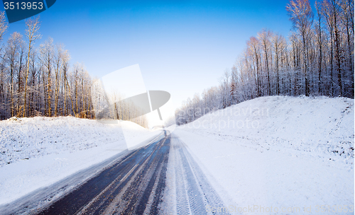 Image of  road winter