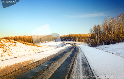 Image of  road winter