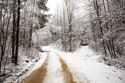 Image of  road winter