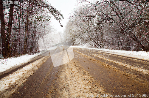 Image of  road winter