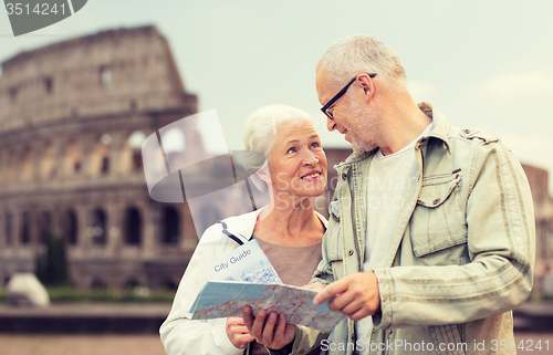 Image of senior couple on city street