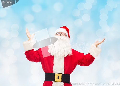 Image of man in costume of santa claus