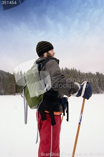 Image of Confident Beginner Skiier