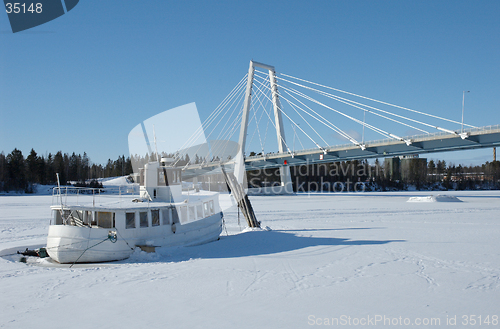 Image of Frozen river