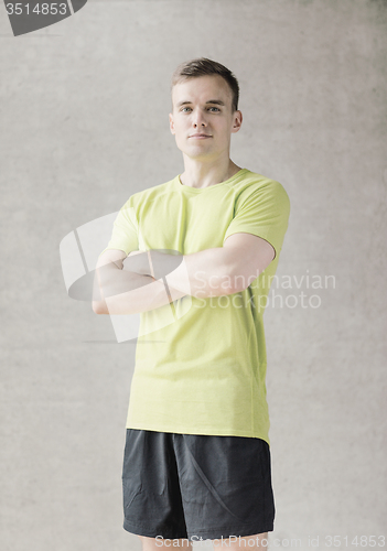 Image of smiling man in gym