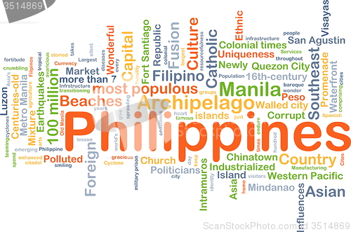 Image of Philippines background concept