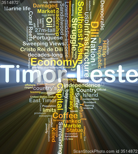 Image of Timor-Leste background concept glowing