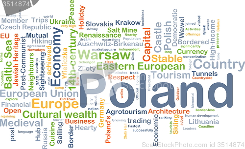 Image of Poland background concept