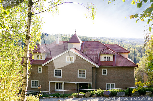 Image of Large Mansion with View