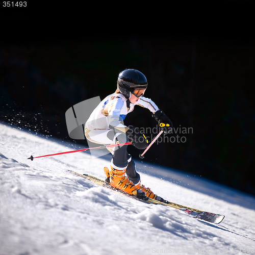 Image of Downhill Skiier