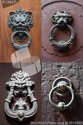 Image of  antique door knockers