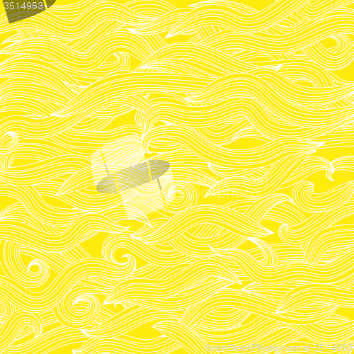 Image of Abstract Yellow Wave Background