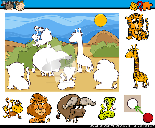 Image of educational preschool game cartoon