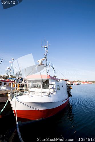 Image of Fishing Boats at Dock