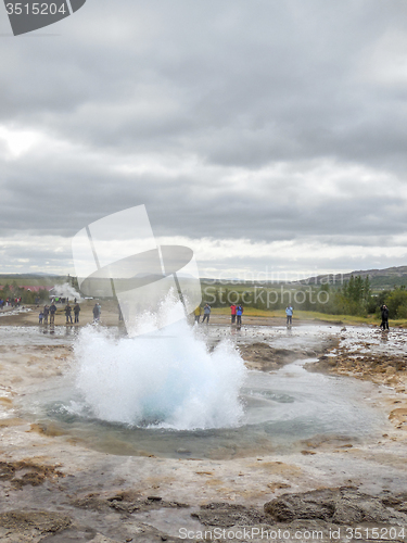 Image of geyser in Iceland