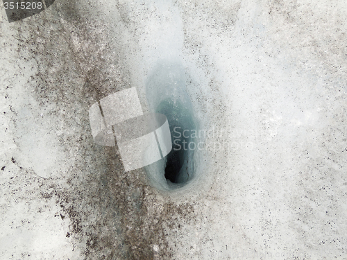 Image of ice hole