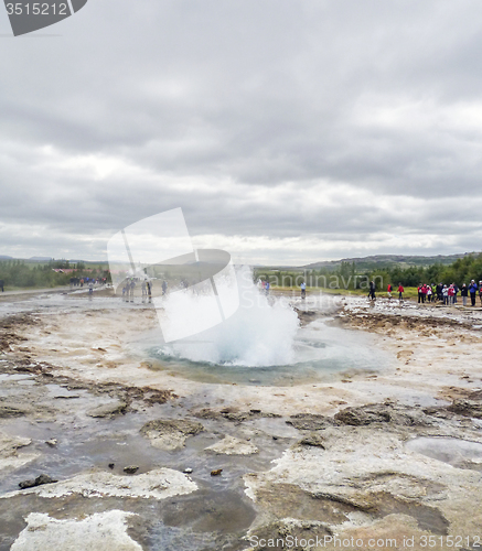 Image of geyser in Iceland