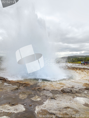 Image of geyser in Iceland