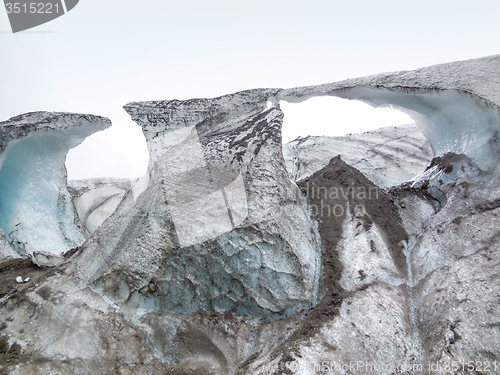 Image of glacier detail in Iceland