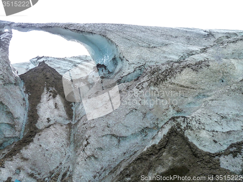 Image of glacier detail in Iceland