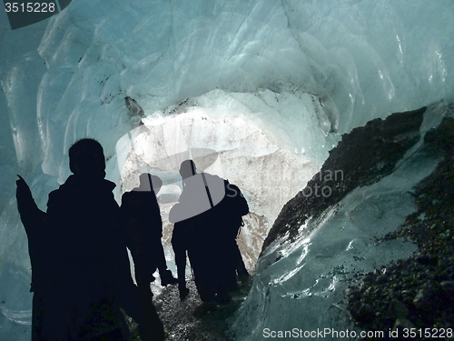 Image of inside glacier