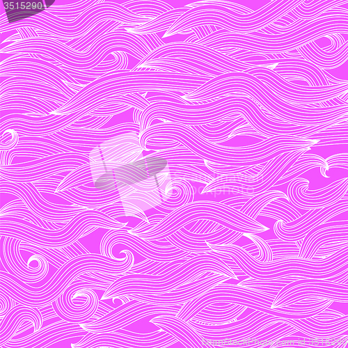 Image of Abstract Pink Wave Background