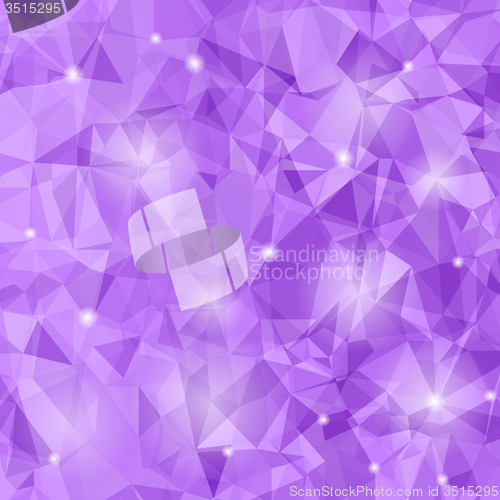 Image of Abstract Purple Polygonal Background