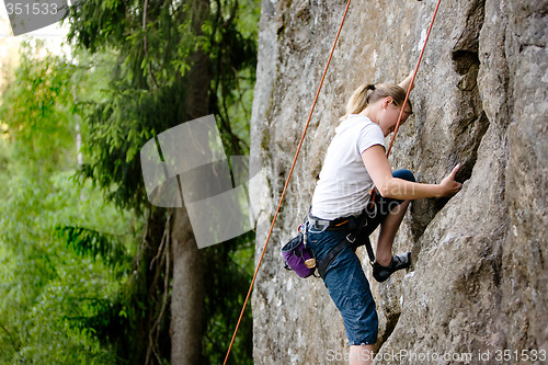 Image of Female Climber