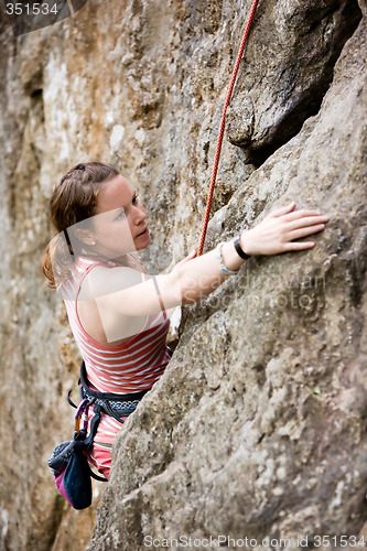 Image of Female Climber