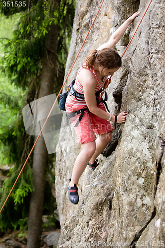 Image of Female Climber