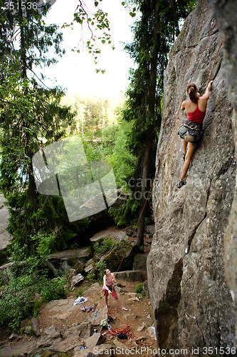 Image of Two climbers