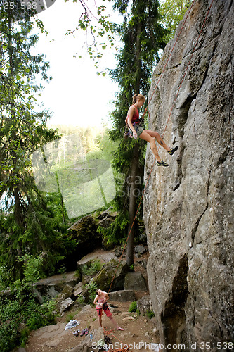 Image of Two climbers