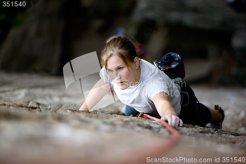 Image of Female Climber